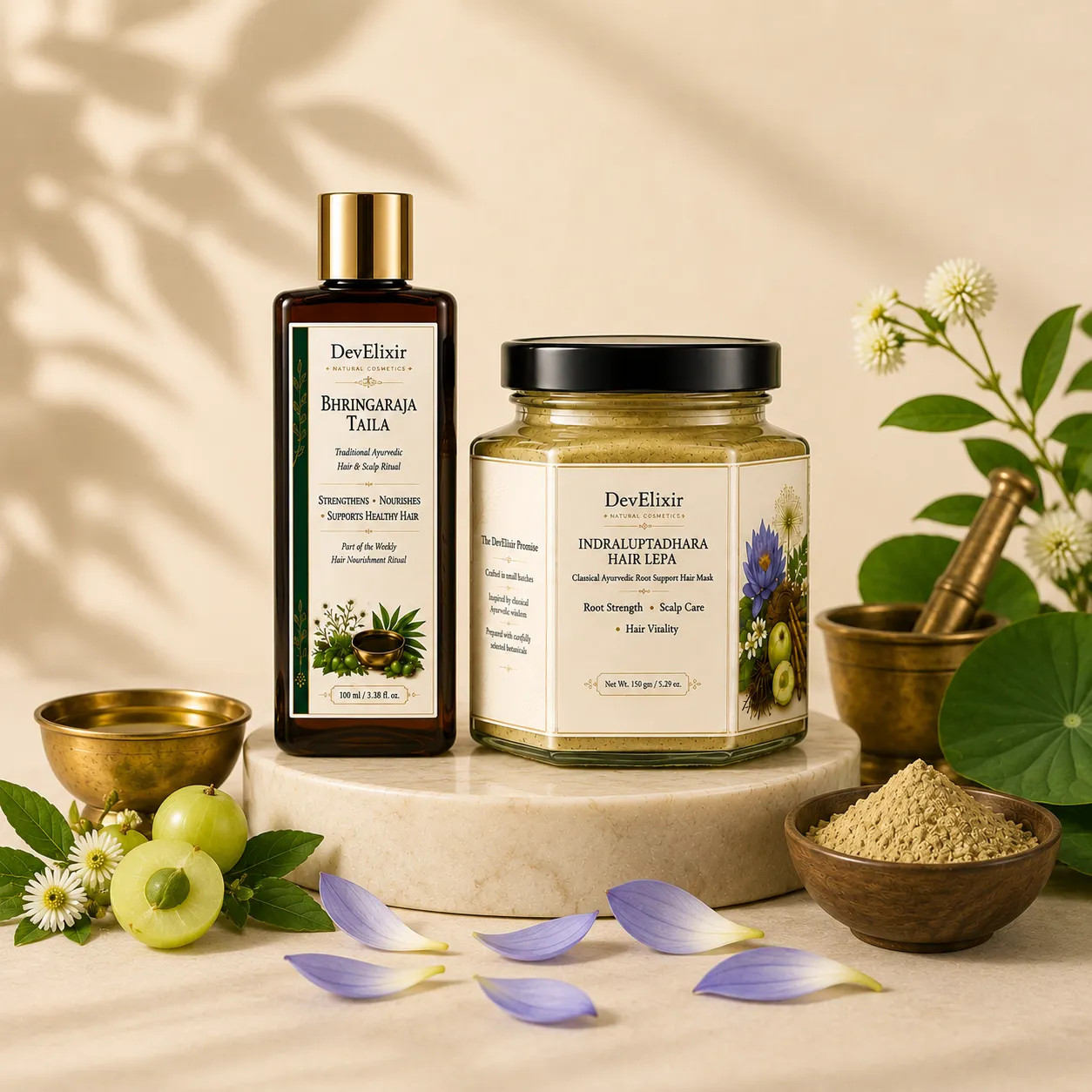 Bhringaraja Scalp Ritual