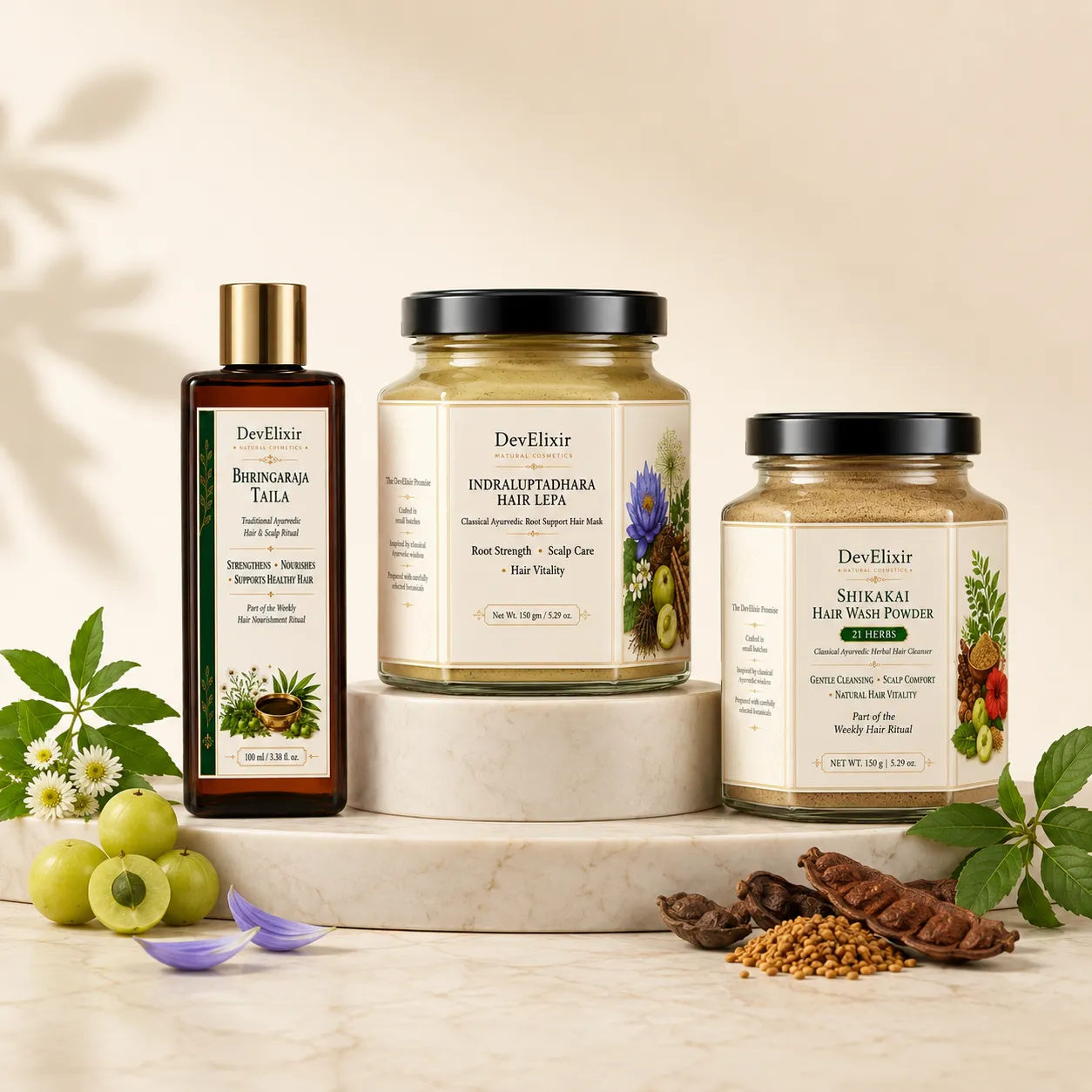 Complete Bhringaraja Hair Ritual