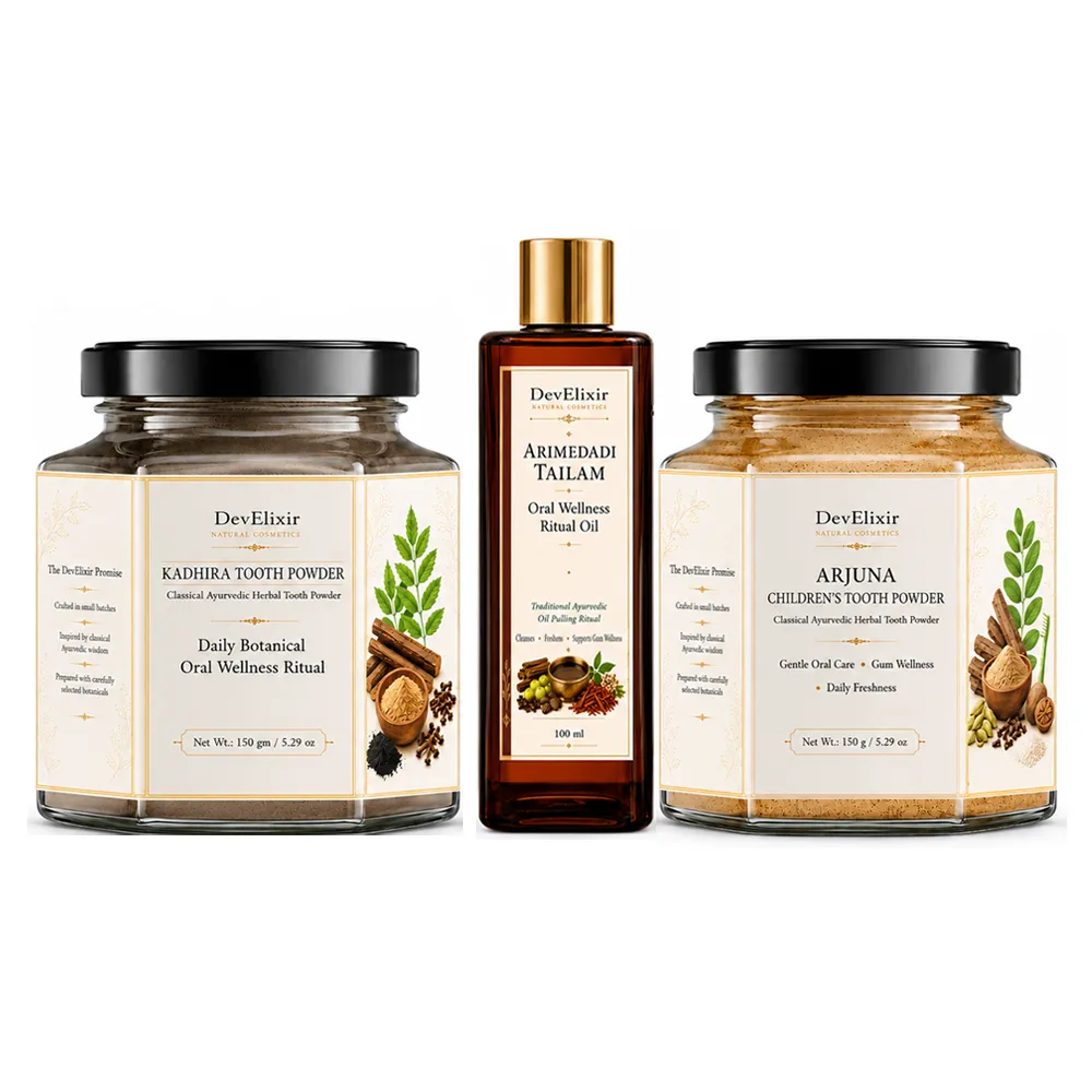 Family Oral Ritual Collection Traditional Ayurvedic Oral Care for Every Generation